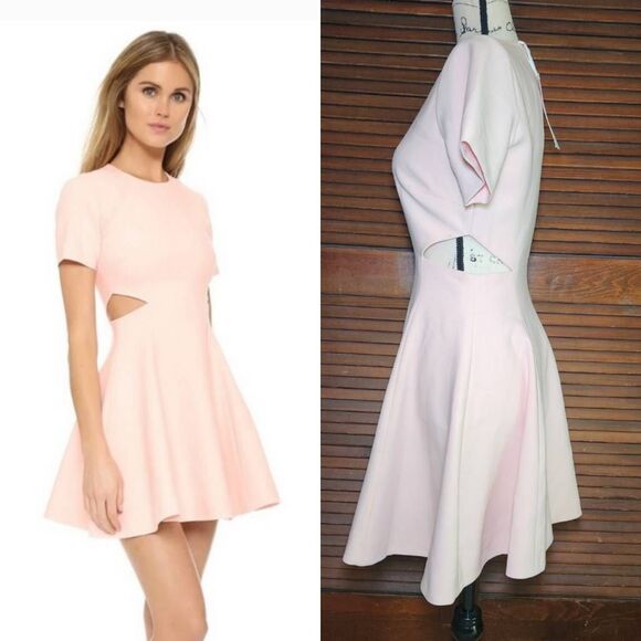 Elizabeth and James Leonie Cutout Ponte Mini Dress - Picture 2 of 14